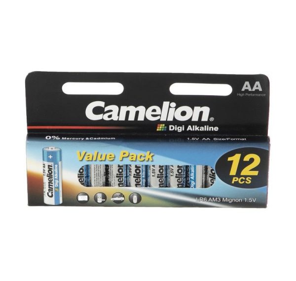 باتری قلمی کملیون مدل Digi Alkaline بسته 12 عددی