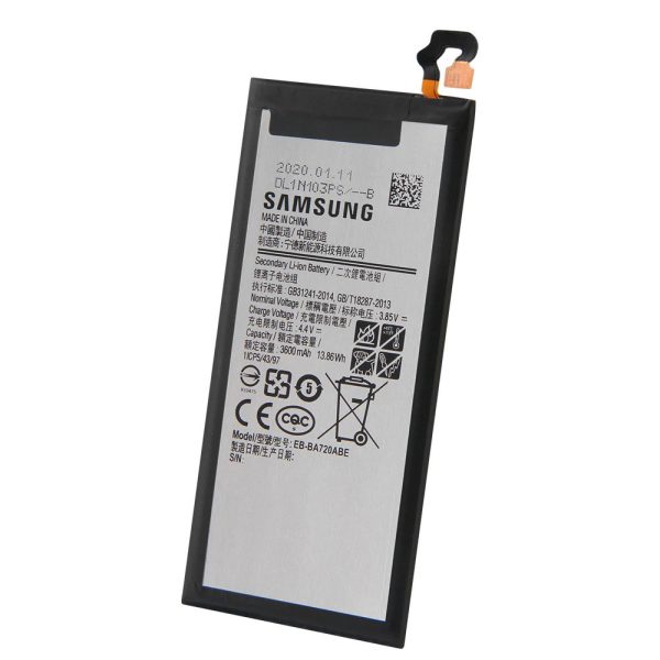 باتری موبایل سامسونگ Galaxy A7 2017/J720 مدل EB-BA720ABE ظرفیت 3600 میلی آمپر ساعت