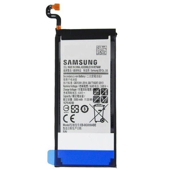 باتری موبایل مدل EB-BG930ABE ظرفیت 3000 میلی آمپر ساعت مناسب برای گوشی موبایل سامسونگ Galaxy S7