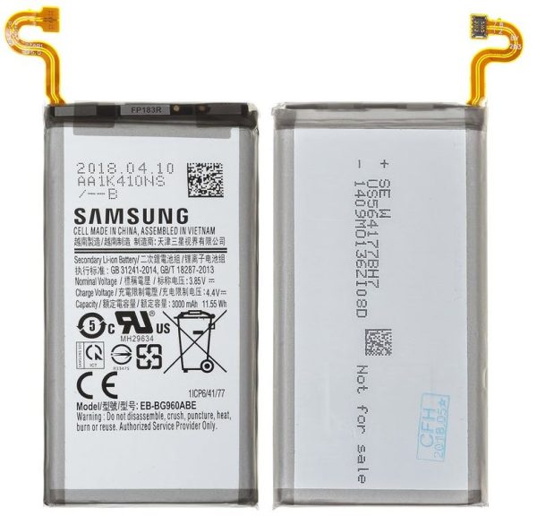 باتری موبایل مدل EB-BG960ABE ظرفیت 3000 میلی آمپر ساعت مناسب برای گوشی موبایل سامسونگ galaxy S9