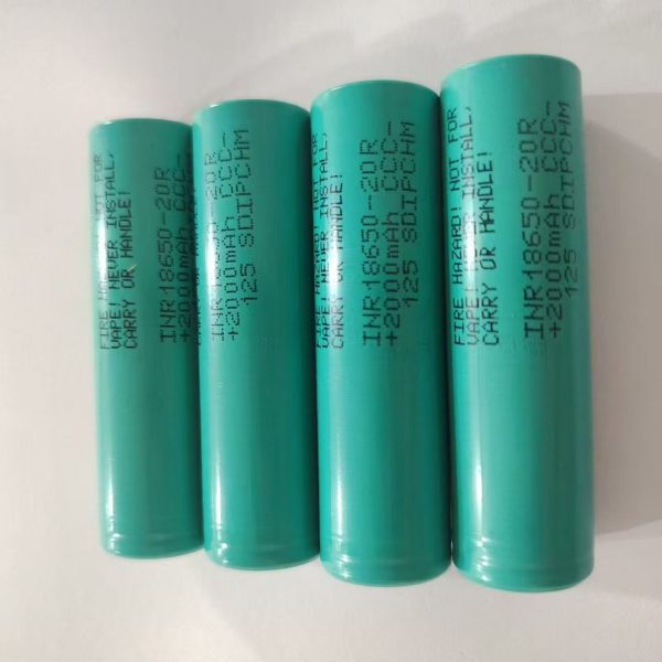 باتری لیتیوم 18650 شارژی 3.7 ولت 2000 میلی آمپر ساعت سامسونگ Samsung INR18650-20R