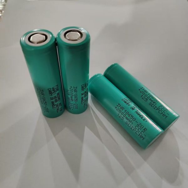 باتری لیتیوم 18650 شارژی 3.7 ولت 2000 میلی آمپر ساعت سامسونگ Samsung INR18650-20R