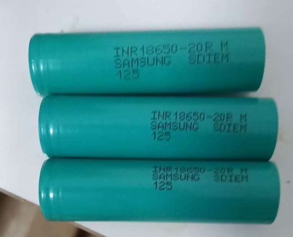باتری لیتیوم 18650 شارژی 3.7 ولت 2000 میلی آمپر ساعت سامسونگ Samsung INR18650-20R