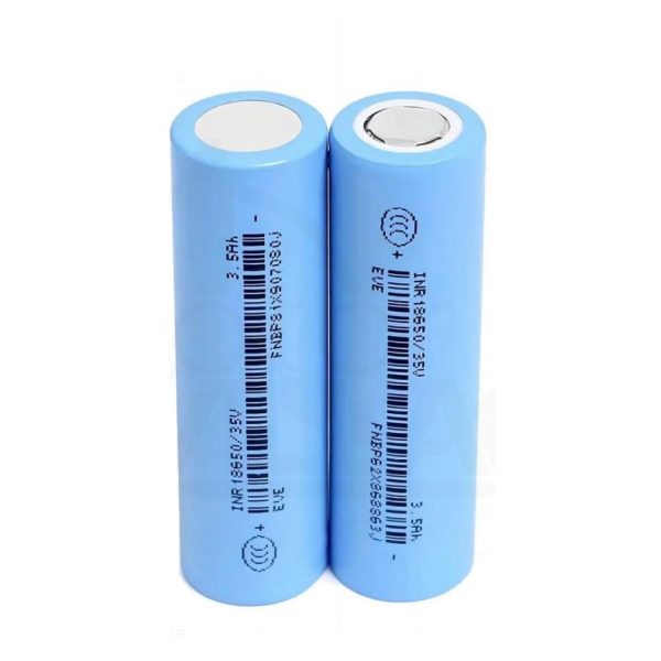 باتری لیتیوم 18650 شارژی 3.7 ولت 3500 میلی آمپر ساعت EVE - 3C - تصویر 2