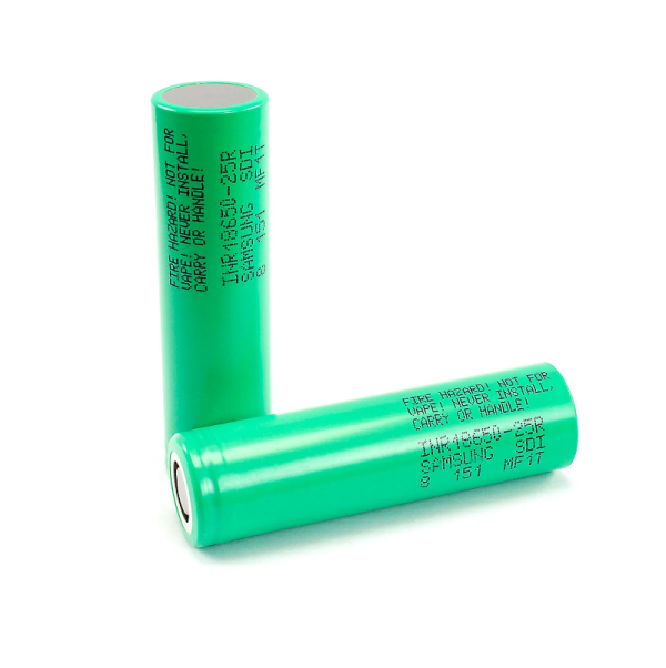 باتری لیتیوم 18650 شارژی 3.7 ولت 2500 میلی آمپر سامسونگ Samsung INR18650-25R